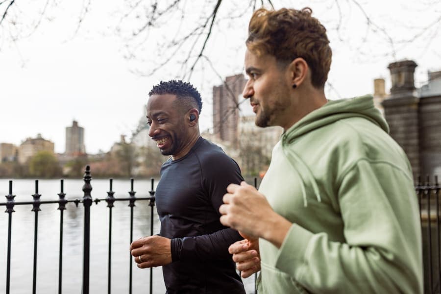 Varied context example 3 — joggers in Central Park